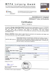 Сертификация по теплопроводности SYSTEXX Active AcousTherm