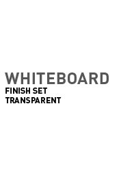 Whiteboard Finish Set -transparent (clear)