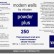 Клей для обоев modern walls powder plus 250 в ведре